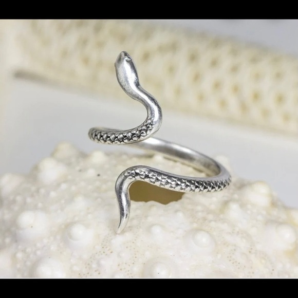 Silver Snake Ring - Picture 2 of 3